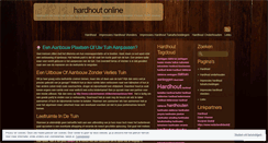 Desktop Screenshot of hardhoutvlonder.wordpress.com