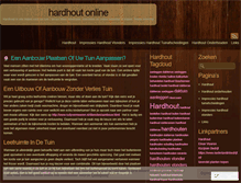 Tablet Screenshot of hardhoutvlonder.wordpress.com