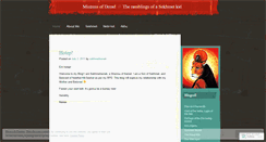 Desktop Screenshot of mistressofdread.wordpress.com