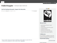 Tablet Screenshot of failedempire.wordpress.com