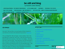 Tablet Screenshot of bestillandblog.wordpress.com