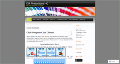Desktop Screenshot of ciaproductions.wordpress.com