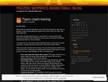 Tablet Screenshot of mizzouwomensbasketball.wordpress.com