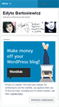 Mobile Screenshot of edytabartosiewicz.wordpress.com