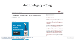 Desktop Screenshot of jointhelegacy.wordpress.com