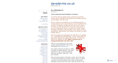 Desktop Screenshot of davedevine.wordpress.com
