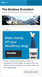Mobile Screenshot of endlessevolution.wordpress.com