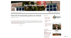 Desktop Screenshot of agrobiodiversitie.wordpress.com