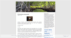 Desktop Screenshot of mangrovie.wordpress.com