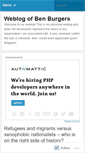 Mobile Screenshot of benburgers.wordpress.com