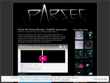 Tablet Screenshot of parsec.wordpress.com