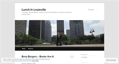 Desktop Screenshot of lunchinlouisville.wordpress.com