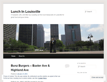 Tablet Screenshot of lunchinlouisville.wordpress.com