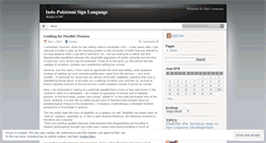 Desktop Screenshot of indiasigning.wordpress.com