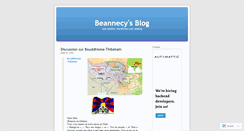 Desktop Screenshot of beannecy.wordpress.com