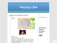 Tablet Screenshot of beannecy.wordpress.com