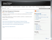 Tablet Screenshot of johanapedraza.wordpress.com