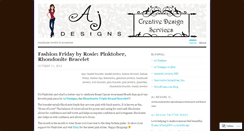 Desktop Screenshot of ajdesignsjewelry.wordpress.com