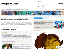 Tablet Screenshot of amigosdecuba.wordpress.com