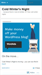 Mobile Screenshot of coldwintersnight.wordpress.com