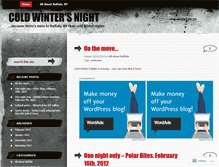 Tablet Screenshot of coldwintersnight.wordpress.com