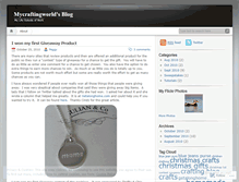 Tablet Screenshot of mycraftingworld.wordpress.com