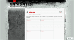 Desktop Screenshot of abarthcoupe.wordpress.com