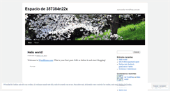 Desktop Screenshot of esteban22xsite.wordpress.com