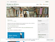 Tablet Screenshot of diariodamusica.wordpress.com