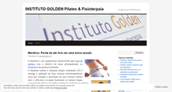 Desktop Screenshot of institutogolden.wordpress.com