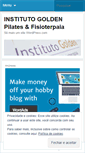 Mobile Screenshot of institutogolden.wordpress.com