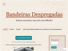Tablet Screenshot of bandeirasdespregadas.wordpress.com