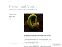 Tablet Screenshot of perennialspirit.wordpress.com
