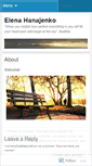Mobile Screenshot of elenahanajenko.wordpress.com