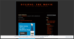 Desktop Screenshot of eclipsethemovie.wordpress.com