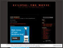 Tablet Screenshot of eclipsethemovie.wordpress.com