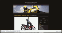 Desktop Screenshot of dimasautomotif.wordpress.com