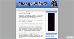 Desktop Screenshot of changewisag.wordpress.com