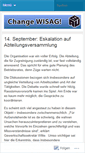 Mobile Screenshot of changewisag.wordpress.com