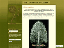 Tablet Screenshot of cantardebardo.wordpress.com
