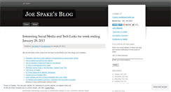 Desktop Screenshot of joespake.wordpress.com