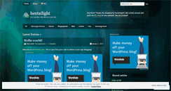 Desktop Screenshot of hentailight.wordpress.com
