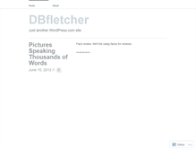 Tablet Screenshot of deebeefletcher.wordpress.com