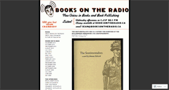 Desktop Screenshot of booksontheradio.wordpress.com