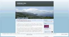 Desktop Screenshot of emprendeperu.wordpress.com