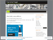 Tablet Screenshot of freetobefrugal.wordpress.com