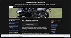 Desktop Screenshot of motorcyclegalactica.wordpress.com