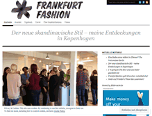 Tablet Screenshot of frankfurtfashion.wordpress.com