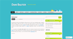 Desktop Screenshot of danibauter.wordpress.com