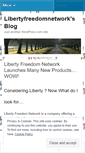 Mobile Screenshot of libertyfreedomnetwork.wordpress.com